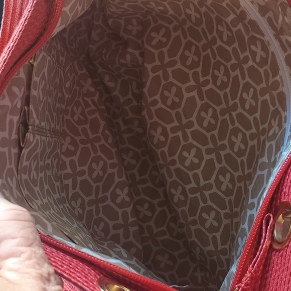 Talbot's Straw Shoulder Bag, Apricot - Picture 2 of 6